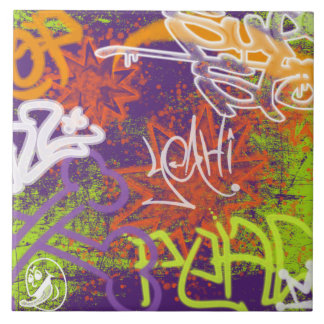 Teja del arte de la pintada