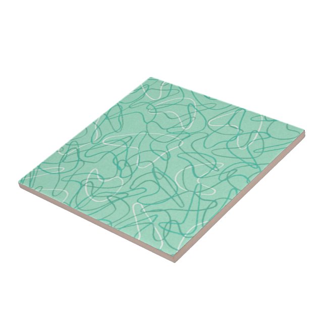 Teja del bumerán - verde de jade (Lado)