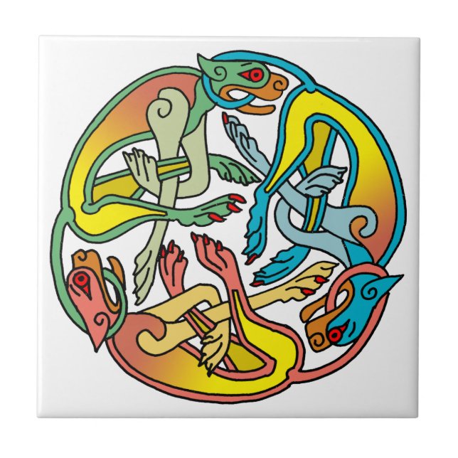 Teja del Celtic de Triskele de los perros (Frente)