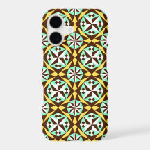 Teja del cemento de Barcelona en amarillo, marrón