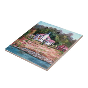 Teja del faro de la frambuesa