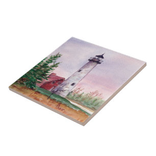 Teja del faro del punto de Tawas