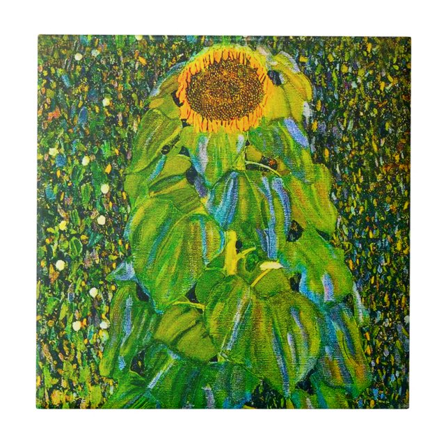 Teja del girasol de Gustavo Klimt (Frente)