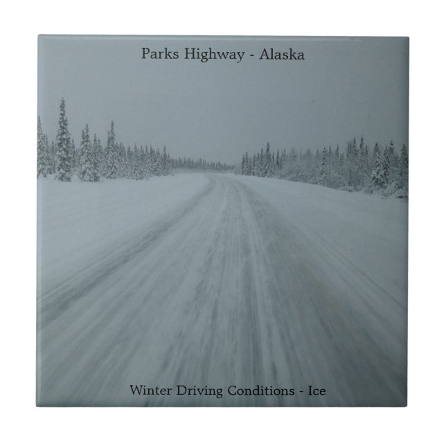 Teja del hielo de la carretera de los parques (Frente)