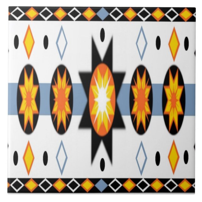 Teja del modelo de Sun del nativo americano (Frente)