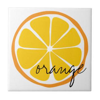 Teja del naranja de la fruta cítrica del verano
