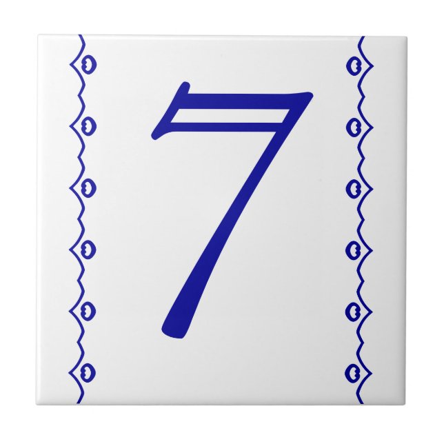 Teja del número de casa (Frente)