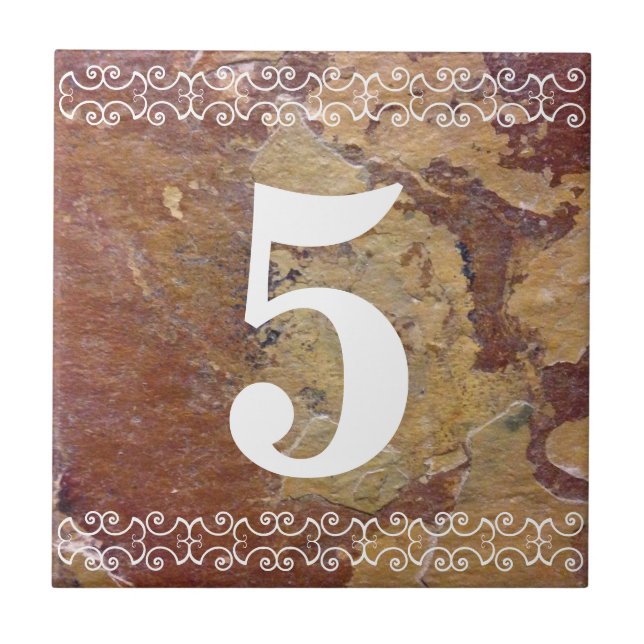 Teja del número de casa del Victorian (Frente)