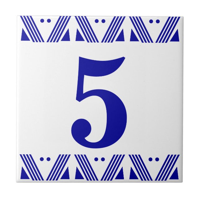 Teja del número de Deco (Frente)