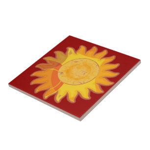 Teja del rojo de la sol
