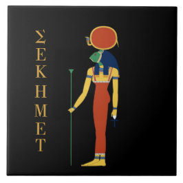 TEJA EGIPCIA DE LA DIOSA DE SEKHMET