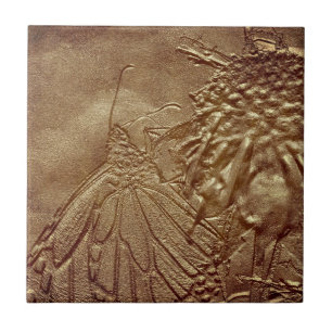 Teja envejecida texturizada del arte de la