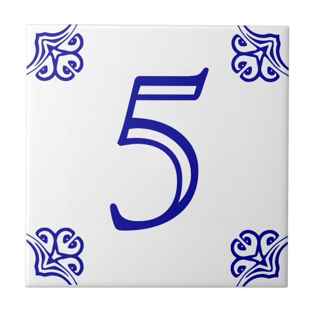 Teja española del número de casa (Frente)