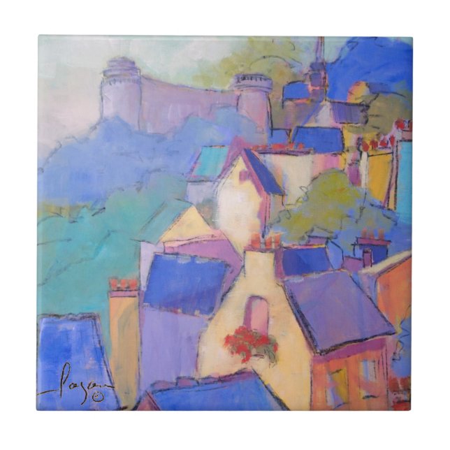 Teja francesa del arte del castillo (Frente)