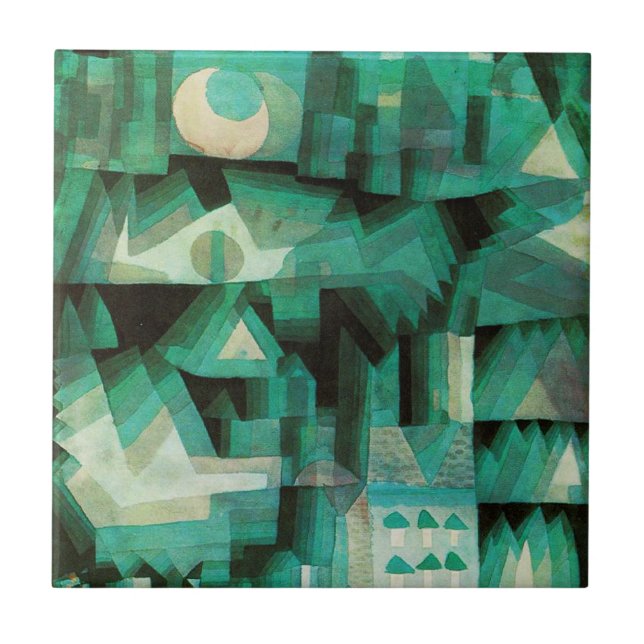 Teja ideal de la ciudad de Paul Klee (Frente)
