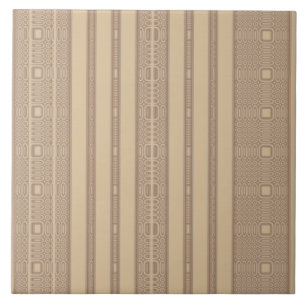 Teja irregular beige de la raya