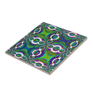 Teja marroquí abstracta del diseño