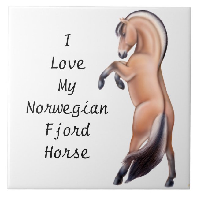 Teja noruega del personalizable del caballo del (Frente)