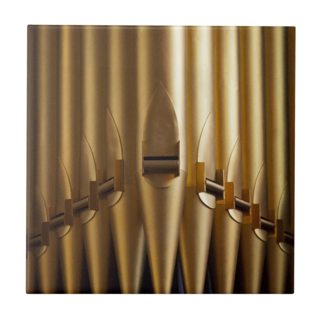 Teja o trivet de los tubos de órgano (Frente)