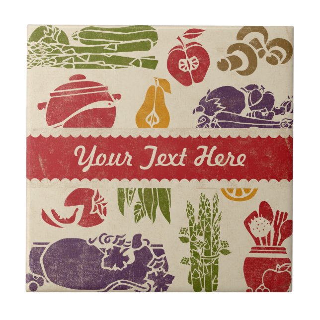 Teja personalizada celebración de la comida (Frente)