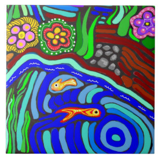 Teja psicodélica del jardín