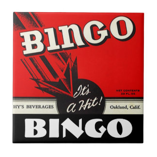 Teja que rueda de las bebidas del bingo de la