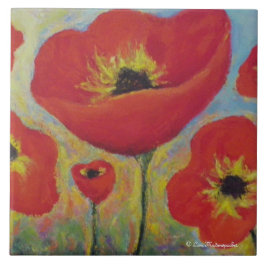 Teja roja de las amapolas