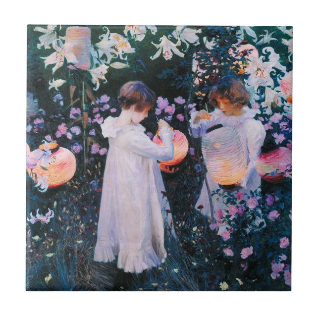 Teja subió lirio del lirio del clavel de John (Frente)