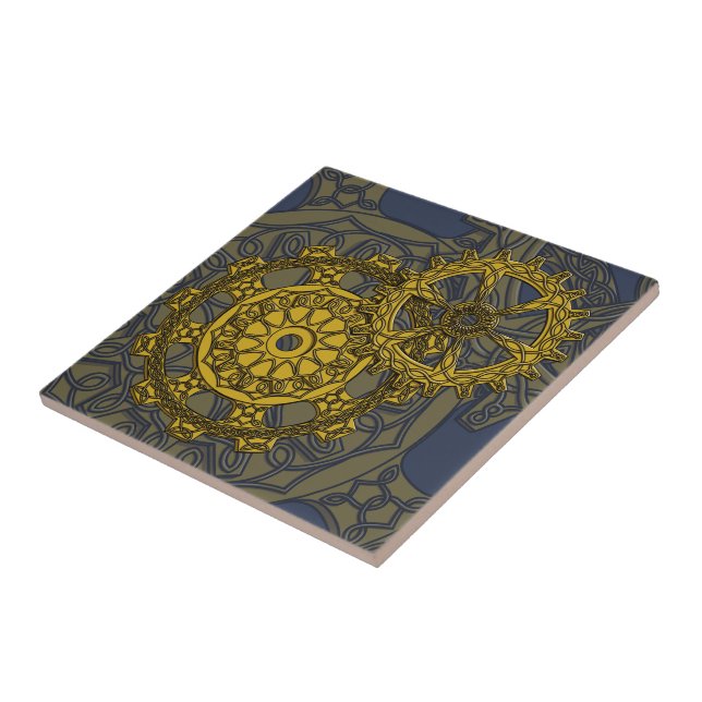 Teja tejida del mecanismo (Lado)