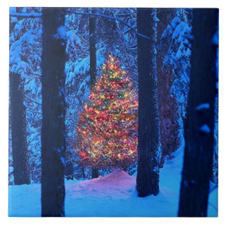 Teja Trivet del árbol de navidad