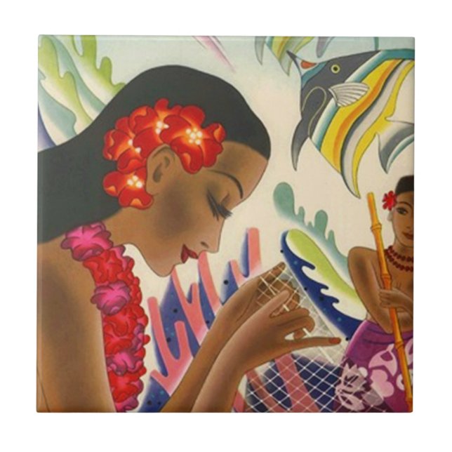 Teja tropical de Hawaii de los leus de las redes (Frente)