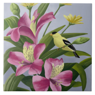 Tejas americanas del arte del Goldfinch