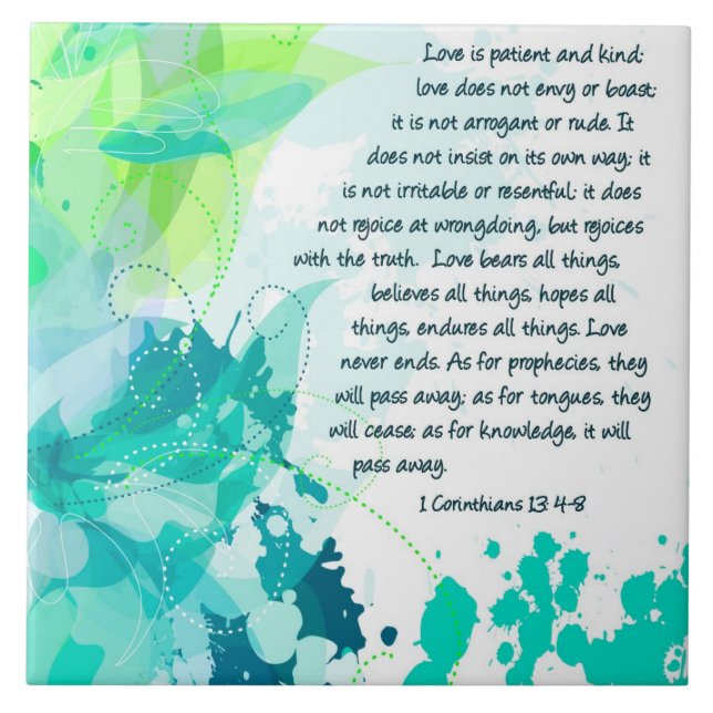 Tejas cristianas personalizadas - 13:4 (Frente)