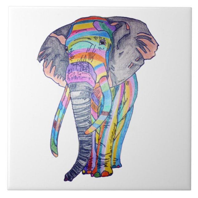 Tejas de Rainbowphant (Frente)