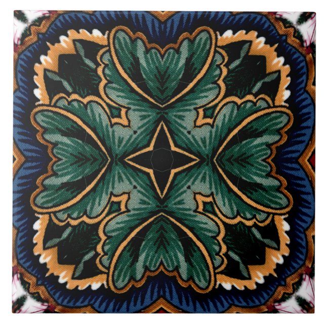 Tejas en mayólica/Talavera italianas decorativas (Frente)