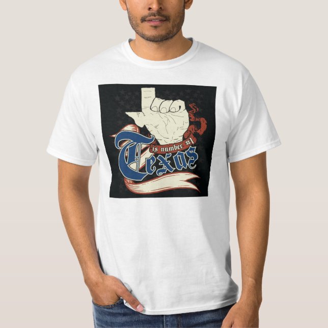 Tejas es camiseta del número uno (Anverso)