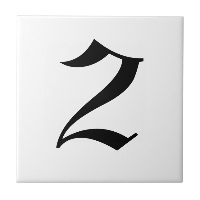 Tejas góticas del número de casa (Frente)