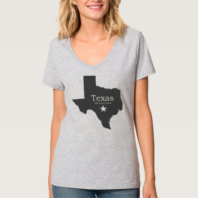 Tejas - mi tierra casera - camisa (Anverso)