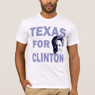 Tejas para la camiseta de Hillary Clinton