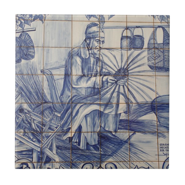 Tejas portuguesas del azulejo (Frente)