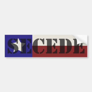 Tejas SECEDE a la pegatina para el parachoques