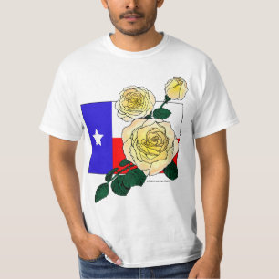 Tejas subió y la camisa F/B de la bandera