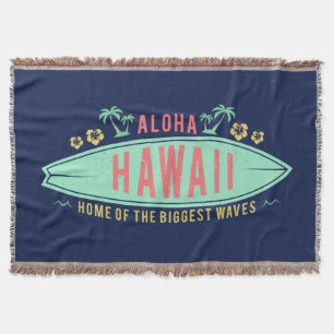 Tejida Aloha Hawaiian Surfer lanza manta