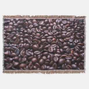 Tejida Café Los frijoles arrojan manta