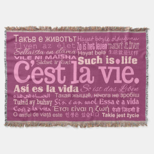 Tejida C'est La Vie lanzar manta