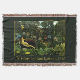 Tejida El arte "El sueño" de Rousseau arroja manta