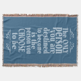 Tejida Elección motivacional lanzar manta