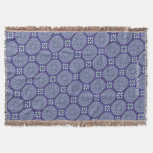 Tejida HAMbyWG - Lanzar una manta - Violet Mandalas