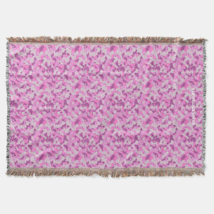 Tejida HAMbyWhiteGlove - Tirar una manta - Camuflaje rosa