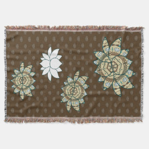 Tejida La manta de Lotus Throw